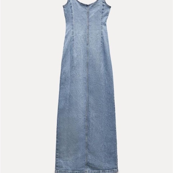 Zara denim midi dress - Picture 5 of 5
